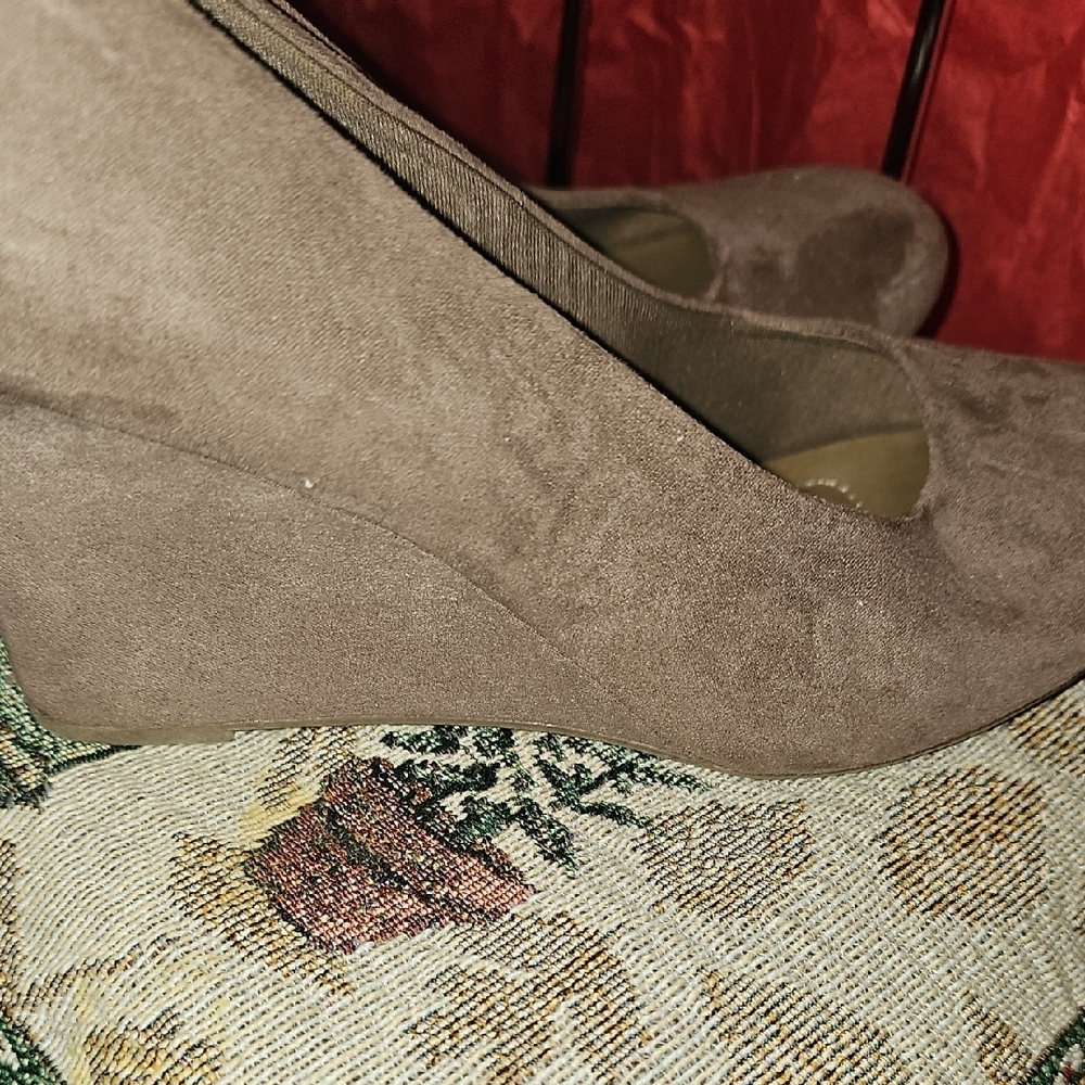 Dexter Dex Flex Women's Tan/Mauve Wedge Shoes Size 8